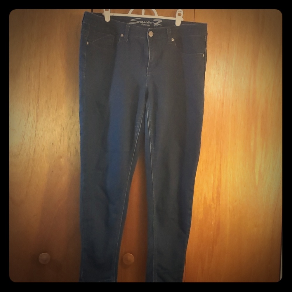 Dark Wash Jean Legging Size 14